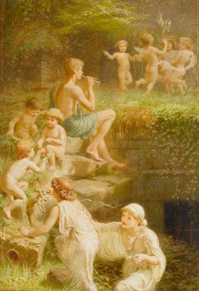Arcadische vreugde: De komst van de lente door Constance Phillott